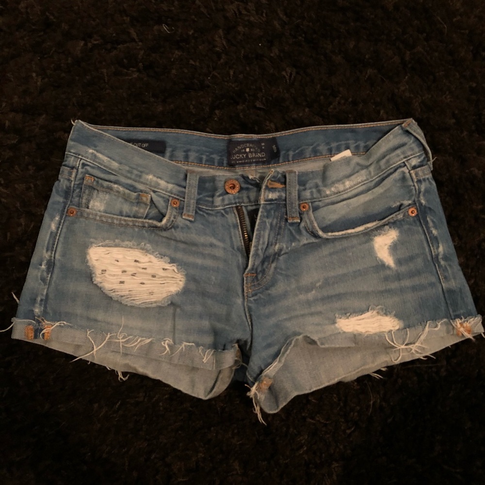 SOLD lucky brand denim shorts